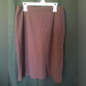 J. Jill Maroon Pencil Skirt Classic Design